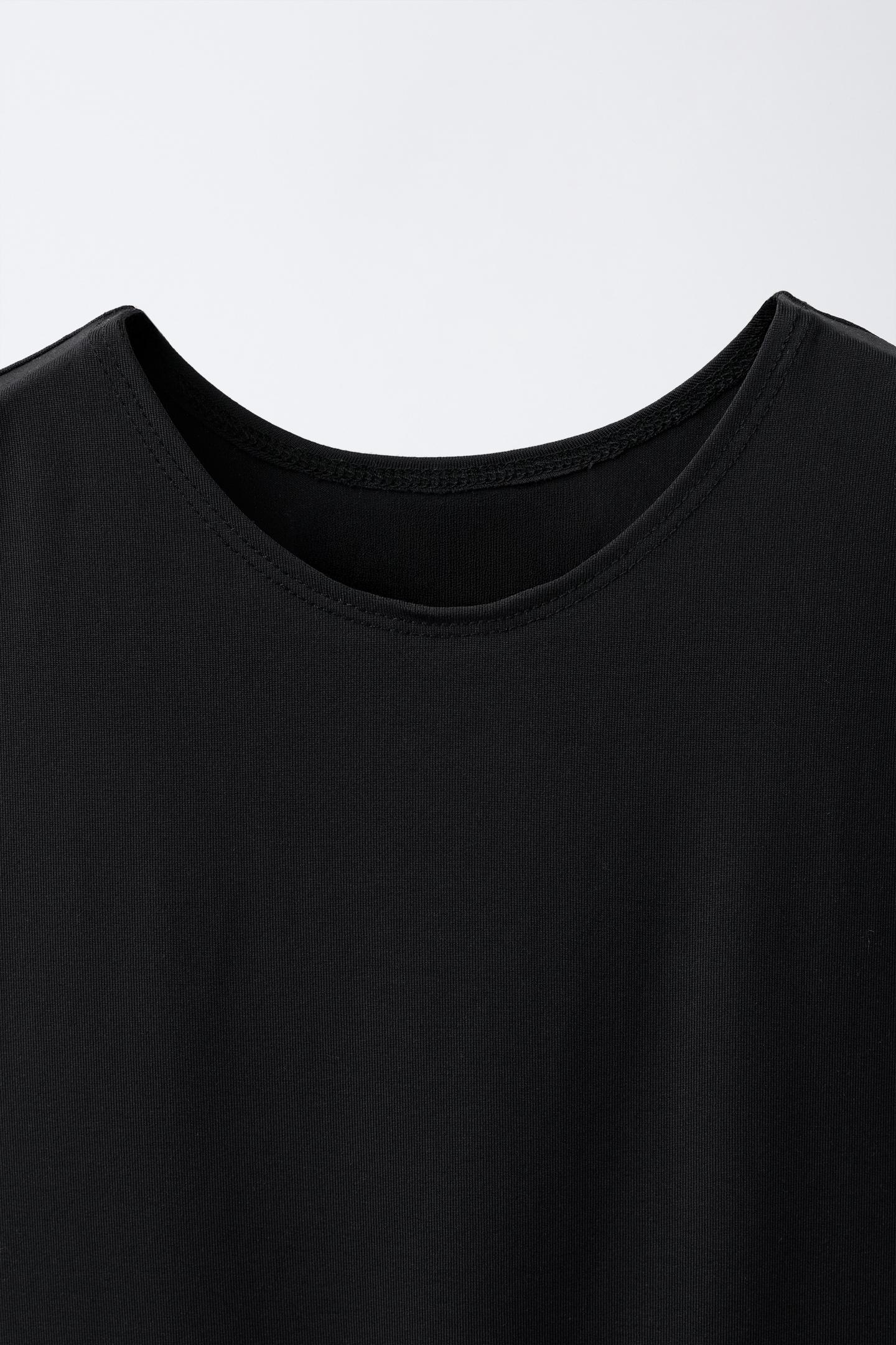 Боди Polyamide для детей, без рукавов — Zara, цвет: Чёрный — фото 3