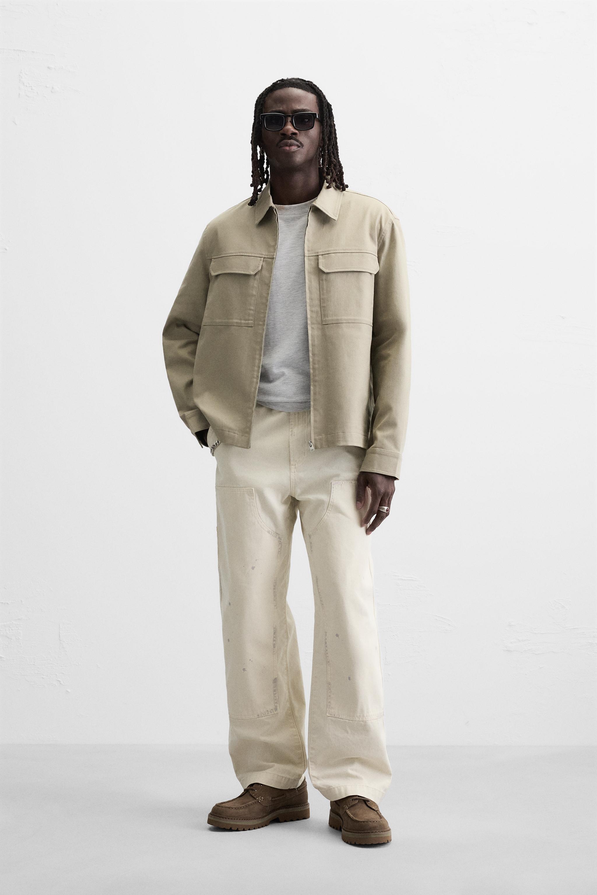 Overshirt Hemd Jacke Winter Herren Overshirt Zara Jacke Hemd