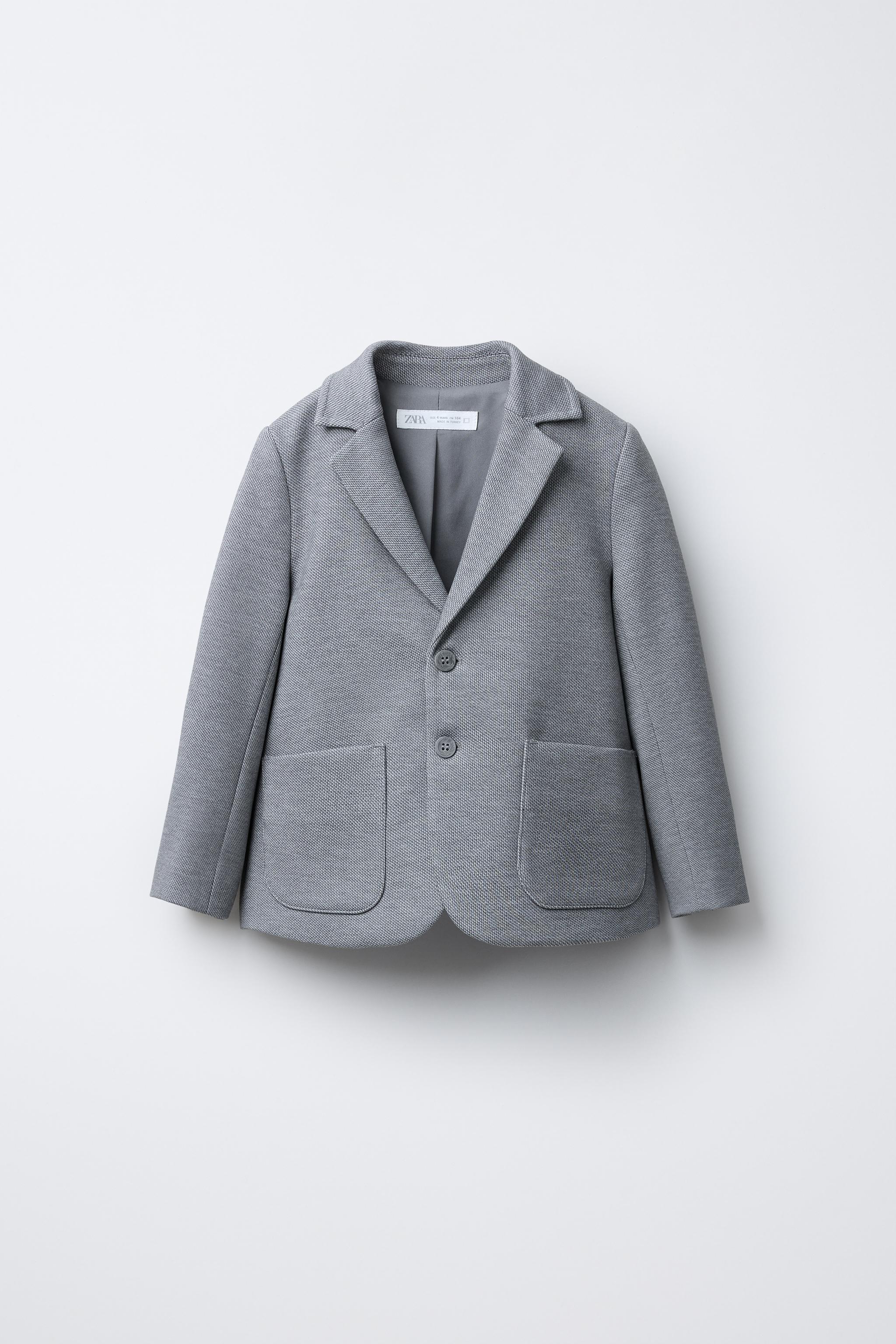 スリムフィット スーツブレザー - グレー | ZARA Japan / 日本