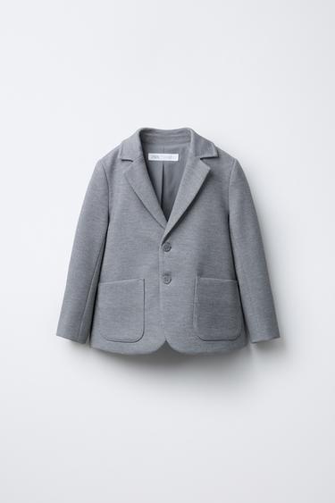 Zara SLIM FIT SUIT BLAZER - Gray