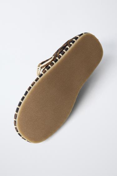 ANIMAL PRINT BALLERINAS - Sand Brown by Zara - Image 6
