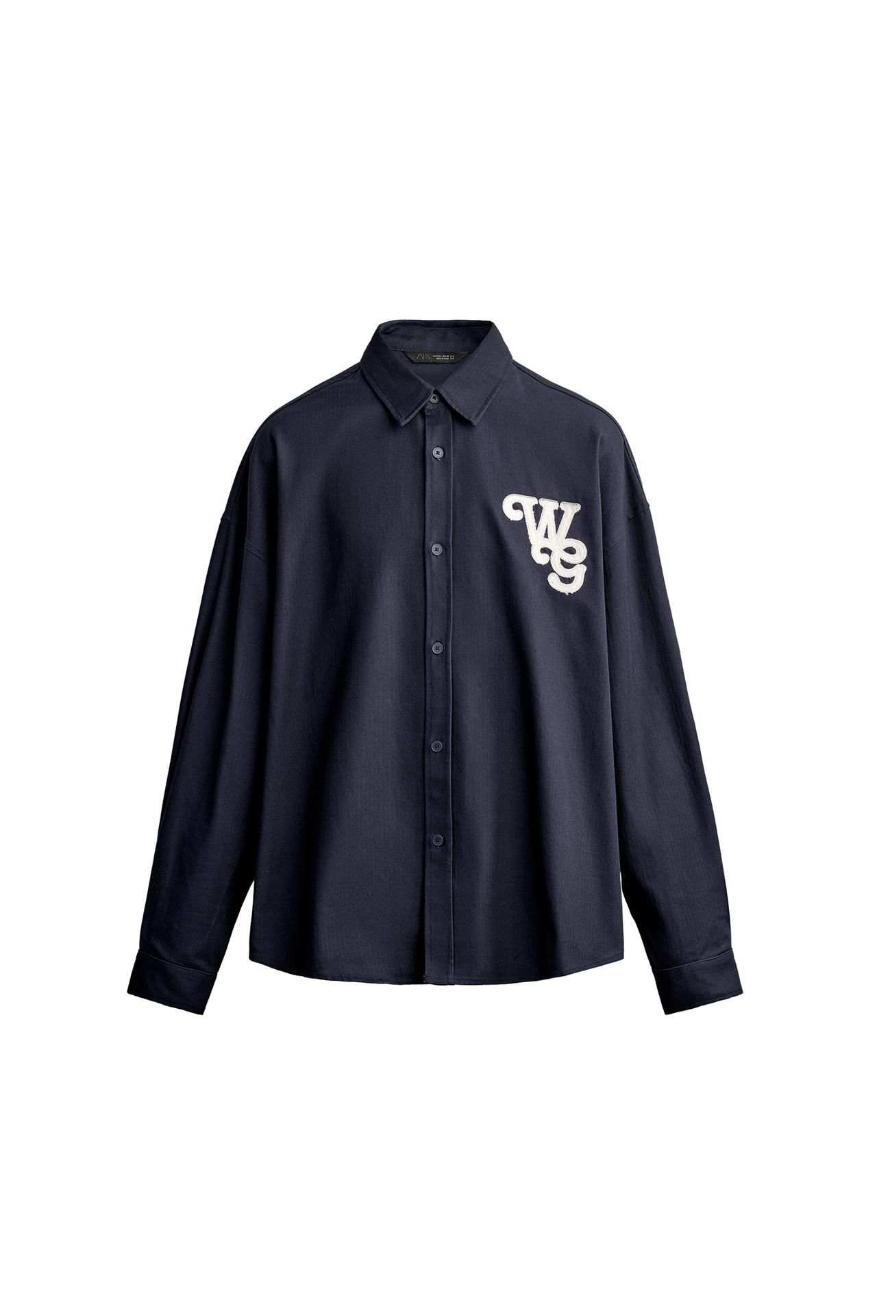 HERRINGBONE PATCHES RELAXED FIT SHIRT