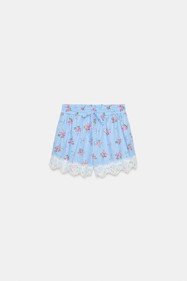 LACE STRIPED SHORTS - striped by Zara - Image 5