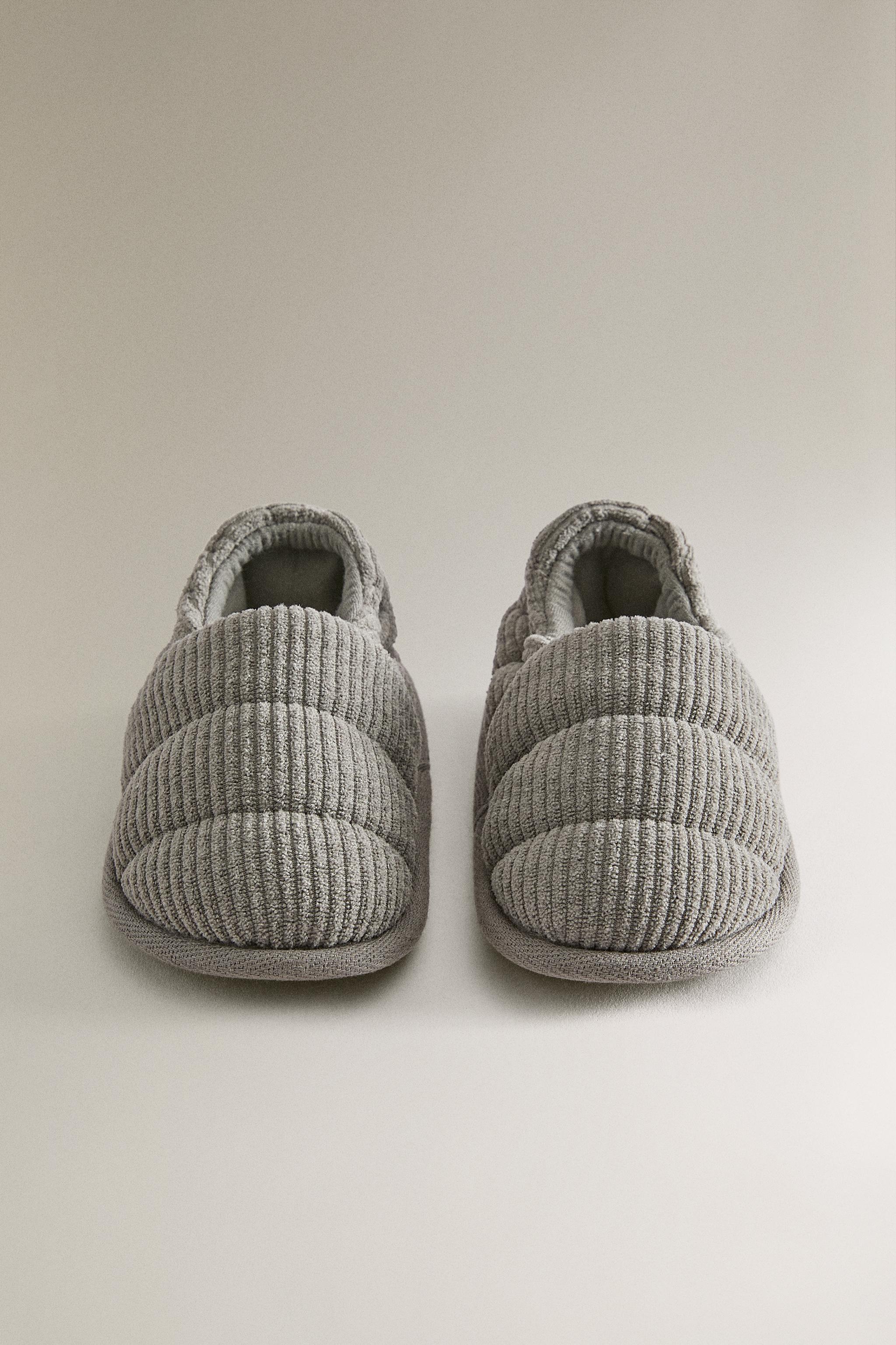 KIDS' CORDUROY SLIPPERS