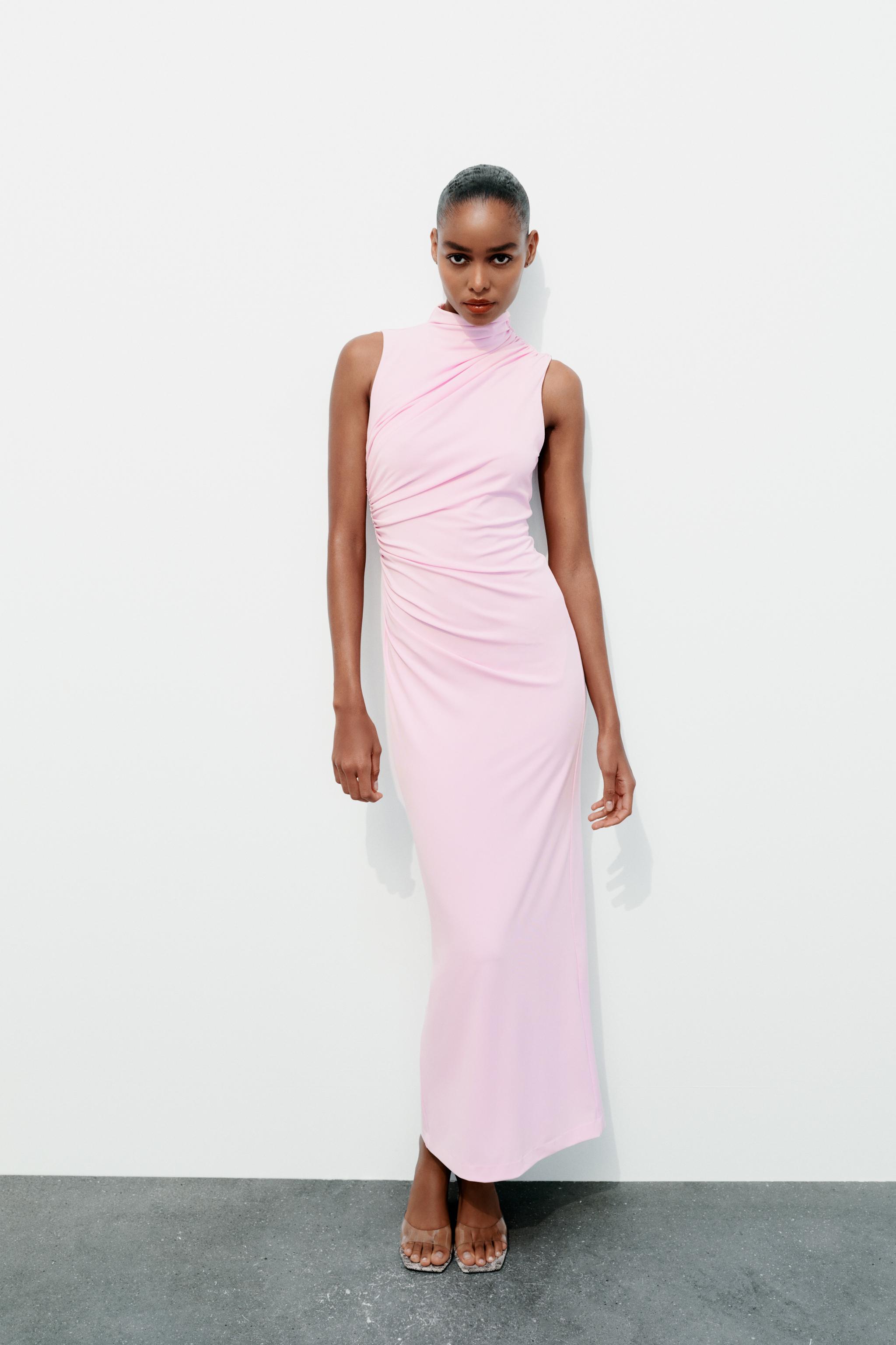 Women's Pink Dresses | Explore our New Arrivals | ZARA Canada