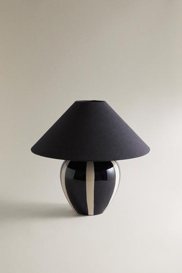 STRIPED TABLE LAMP - Blue by Zara - Image 0