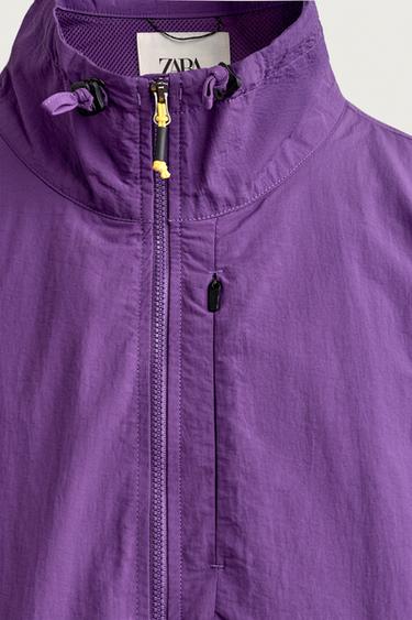 BLOUSON KANGOUROU TECHNIQUE - Violet de Zara - Image 6