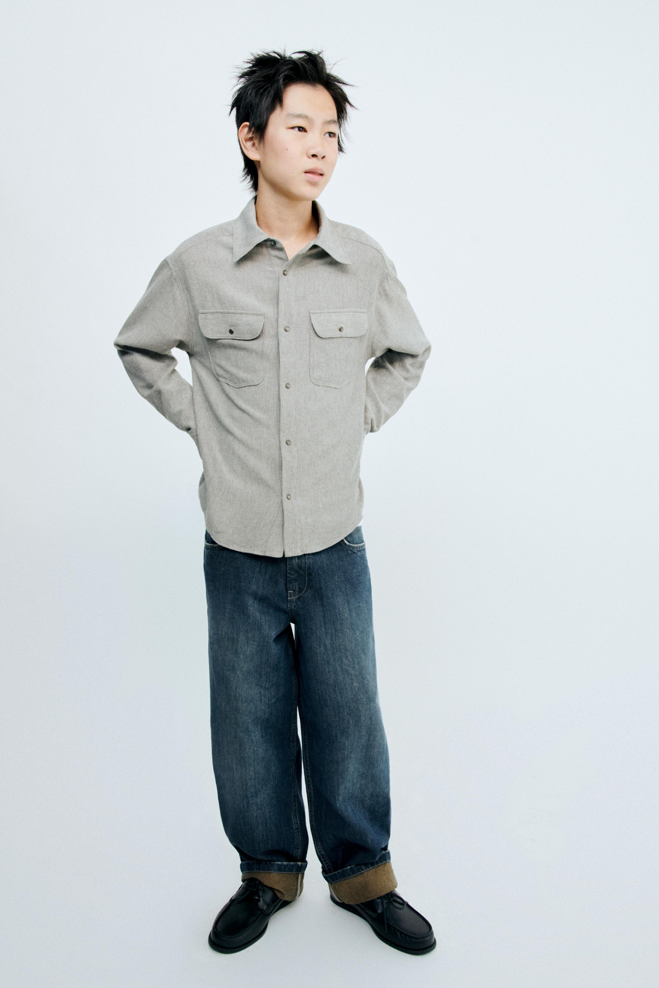 STORIESZ - CAMISA SNAPS CON LINO