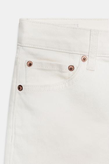 JEAN ZW COLLECTION CROPPED FLARE TAILLE MOYENNE - Blanc de Zara - Image 8
