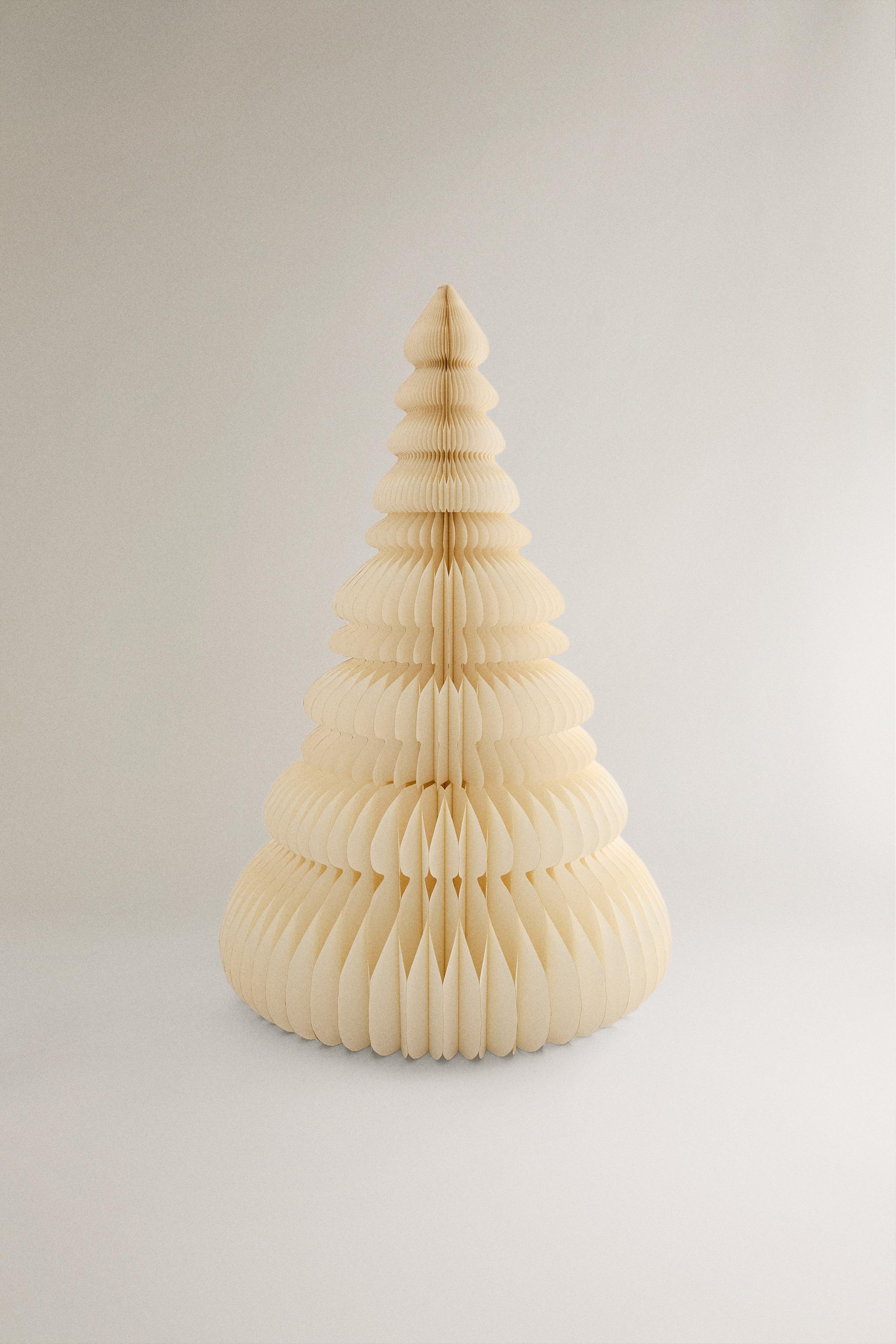 ペーパーフロア クリスマスツリー (160 CM) - オフホワイト | ZARA