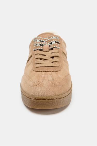 SPORTS TRAINERS - Sand Brown by Zara - Image 4