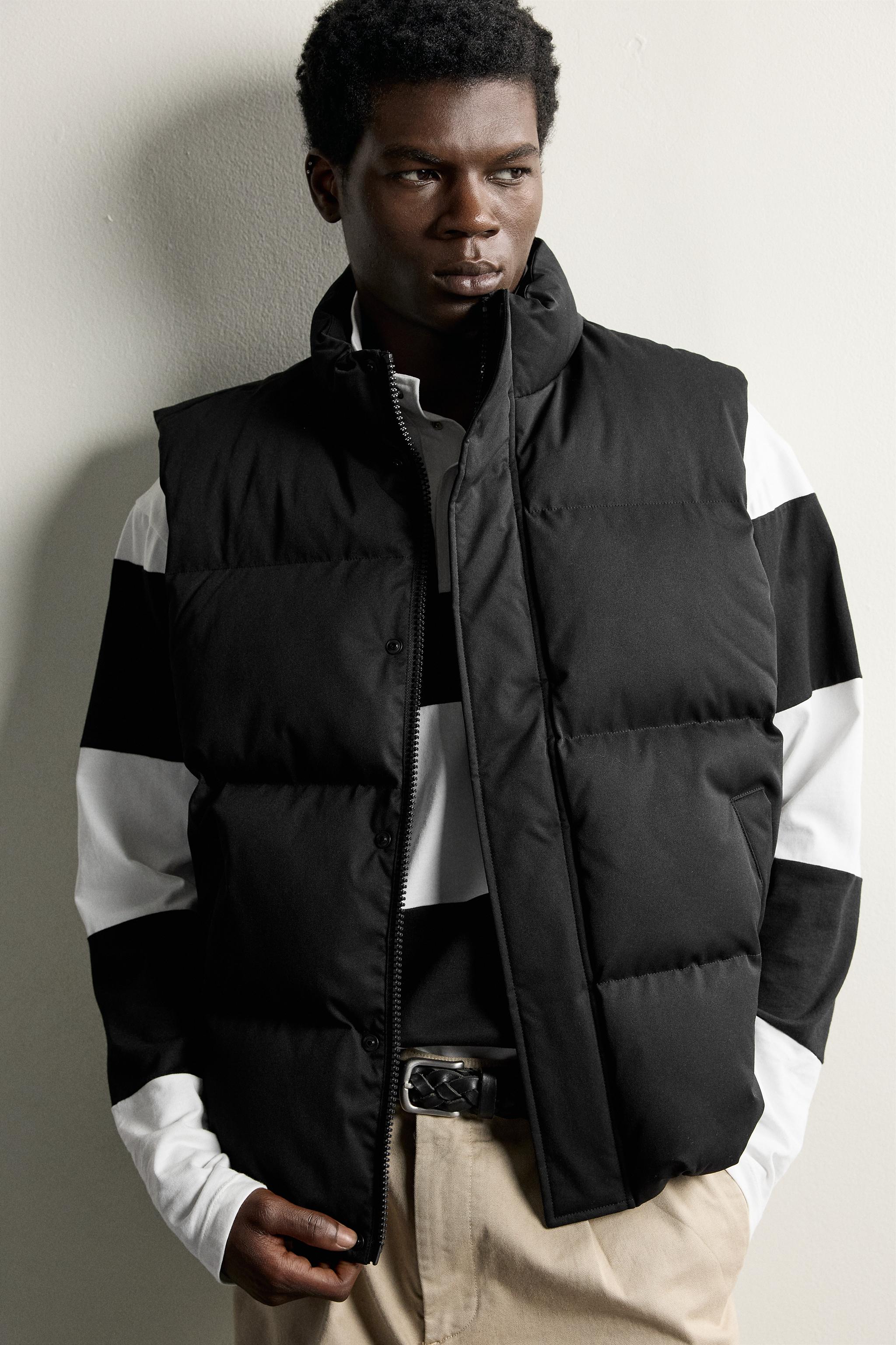 Zara REGULAR FIT ŞİŞME YELEK görsel 5