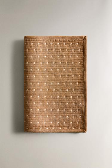 QUILTED PLACEMAT WITH TOPSTITCHING - Brown by Zara - Image 1