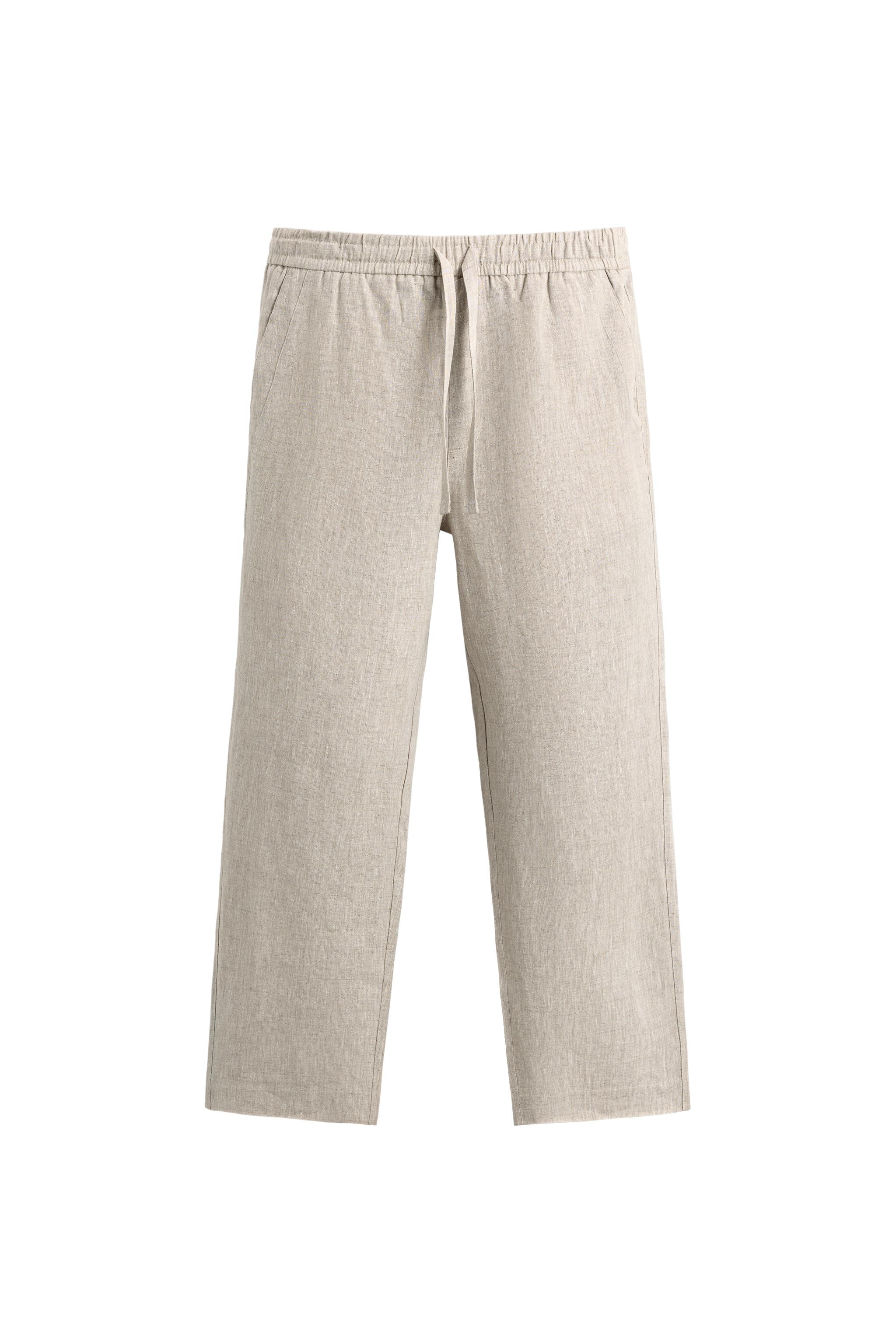 Pantalon Jogging Zara Homme Décontracté - Taille XL (34) - Bleu Denim Tricoté - Neuf Avec étiquettes