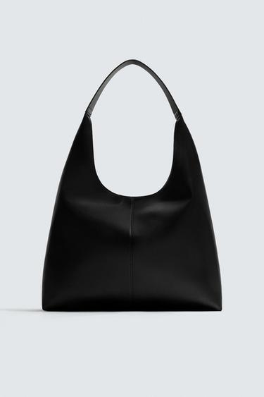 ОДНОТОННАЯ СУМКА-ШОПЕР — Черный от Zara