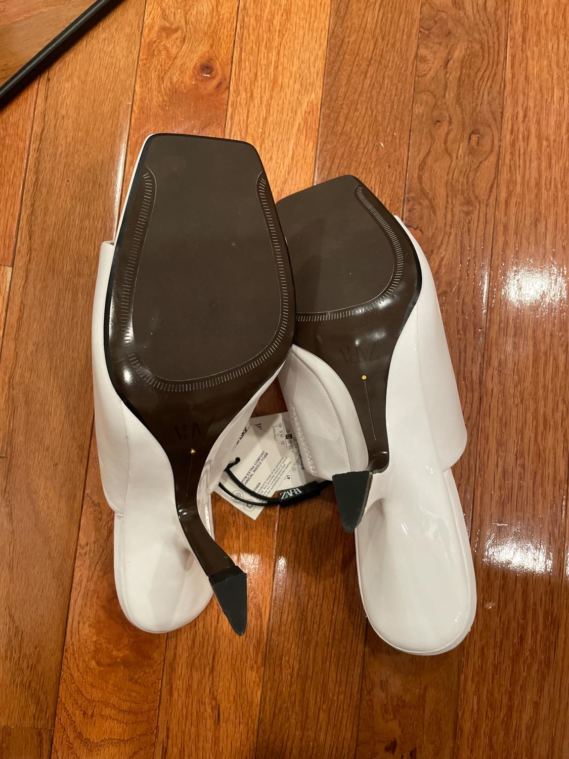 HEELED LEATHER SLIDES - Image 2