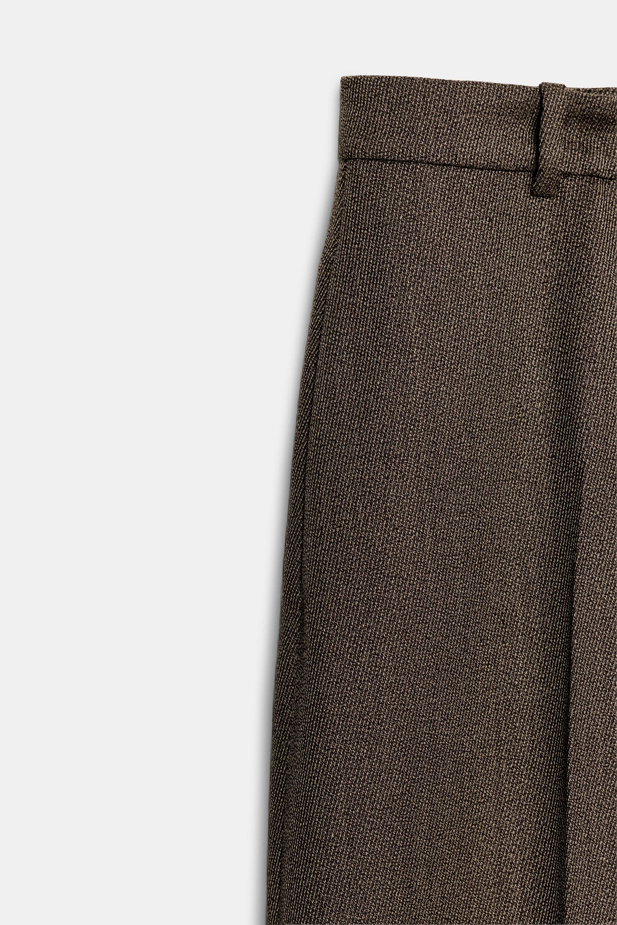 WOOL-BLEND ZW COLLECTION BALLOON PANTS