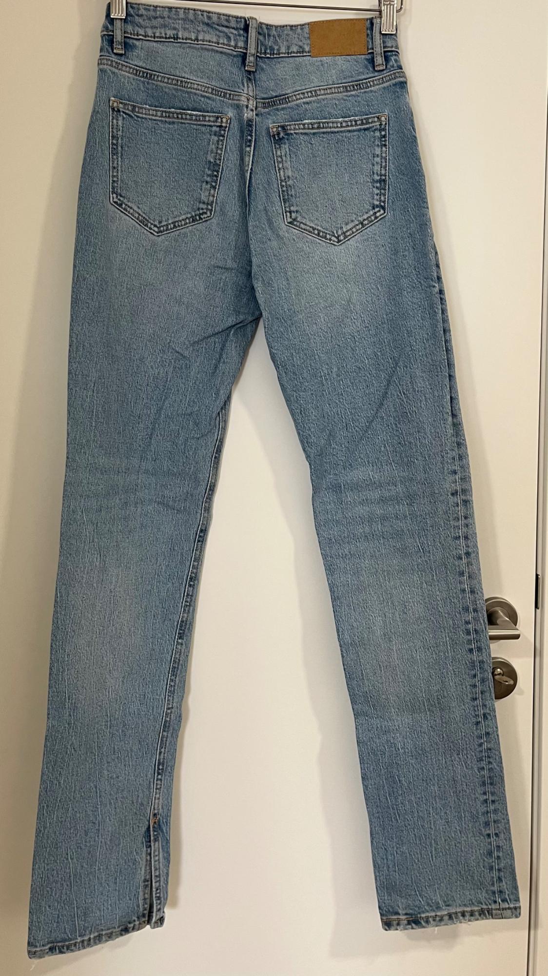SLIM-FIT SPLIT-HEM TRF JEANS - Image 5