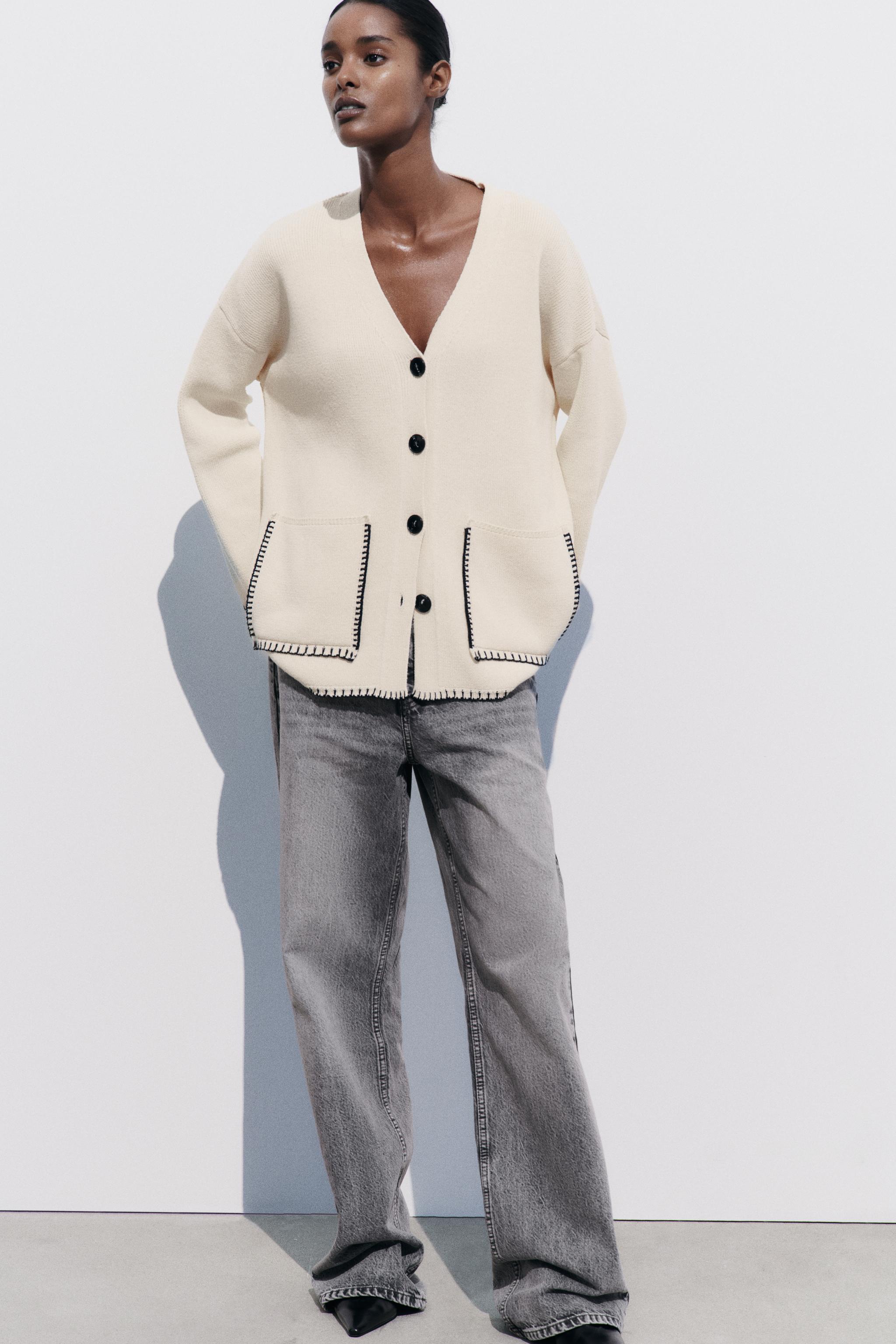 Zara 2024 cashmere cardigan