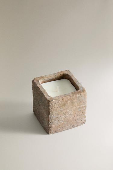 (400 G) LEMON BERGAMOT OUTDOOR SCENTED CANDLE - white by Zara - Image 1