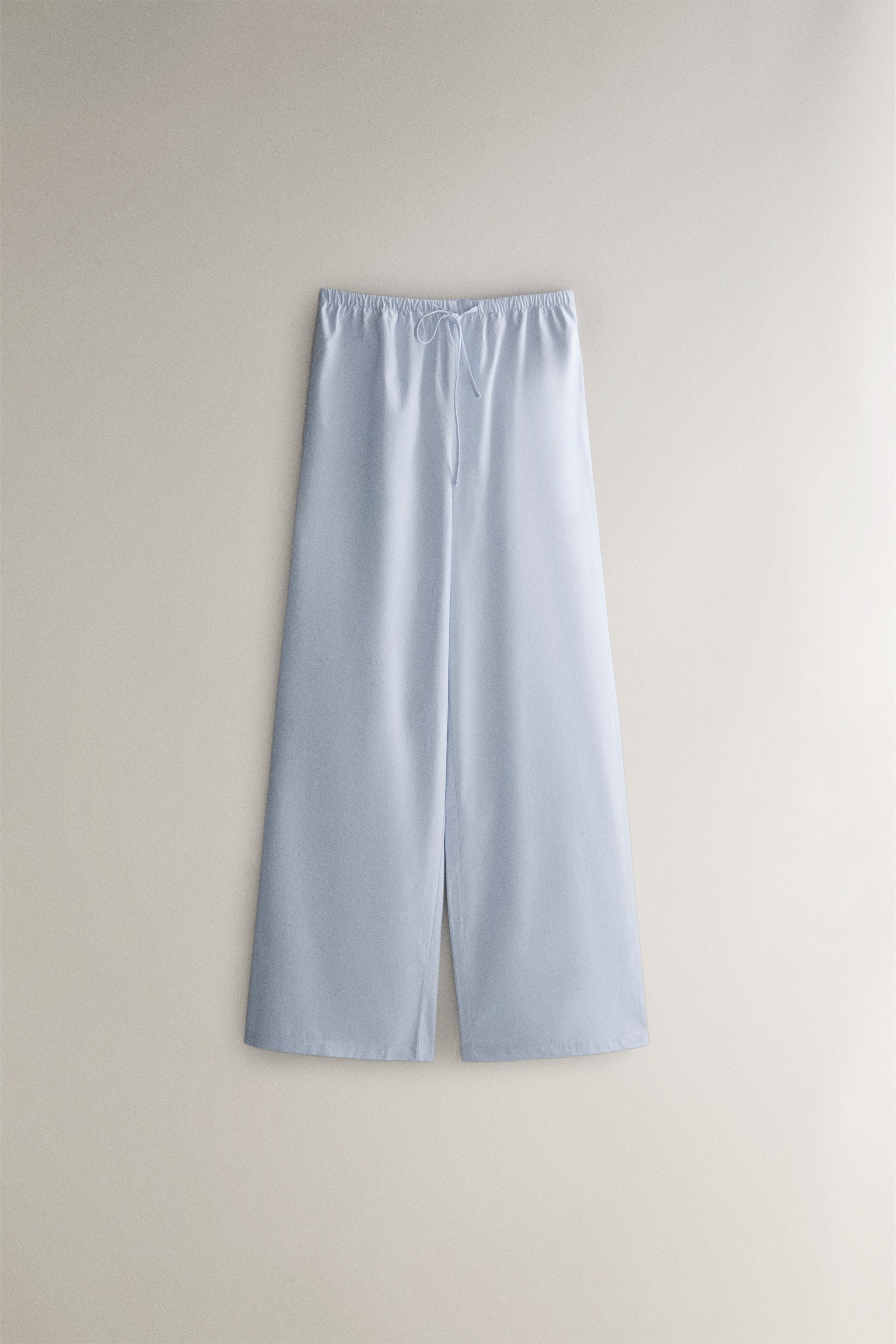 STRIPED PANTS — Blue