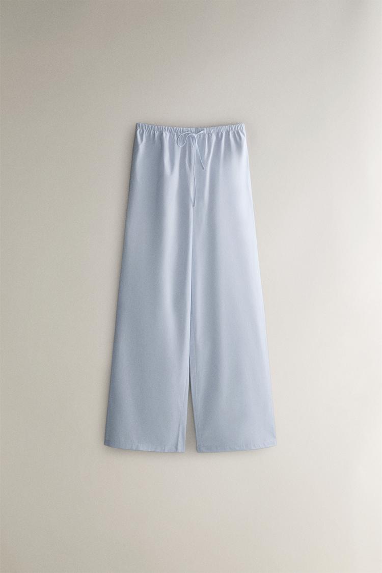 STRIPED PANTS — Blue