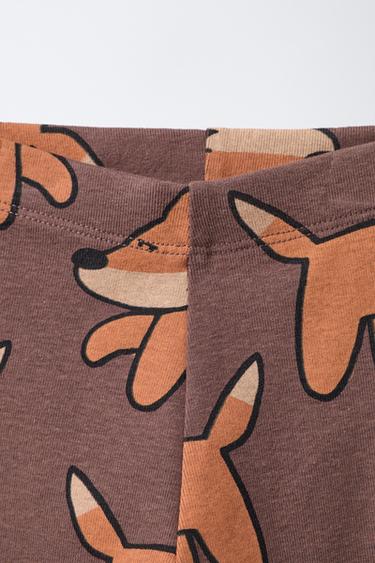 ANIMAL PRINT LEGGINGS - Brown by Zara - Image 2
