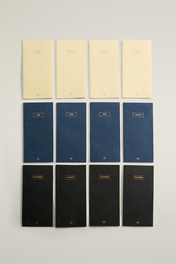 PACK OF MONTHLY PLANNERS (PACK OF 12) - Multicoloured by Zara - Image 0