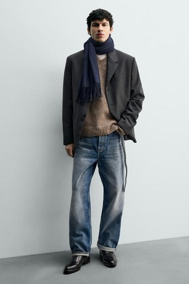 BOTA DE COURO COM BICO - Preto da Zara - Imagem 0