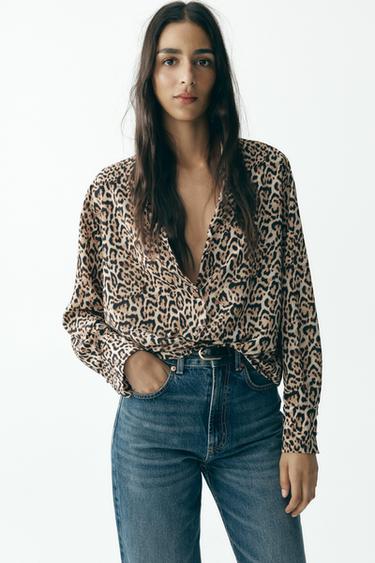 ANIMAL PRINT SHIRT - Leopard by Zara
