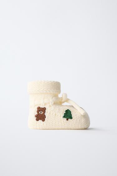 ПІНЕТКИ З БАНТОМ - Білий екрю Zara