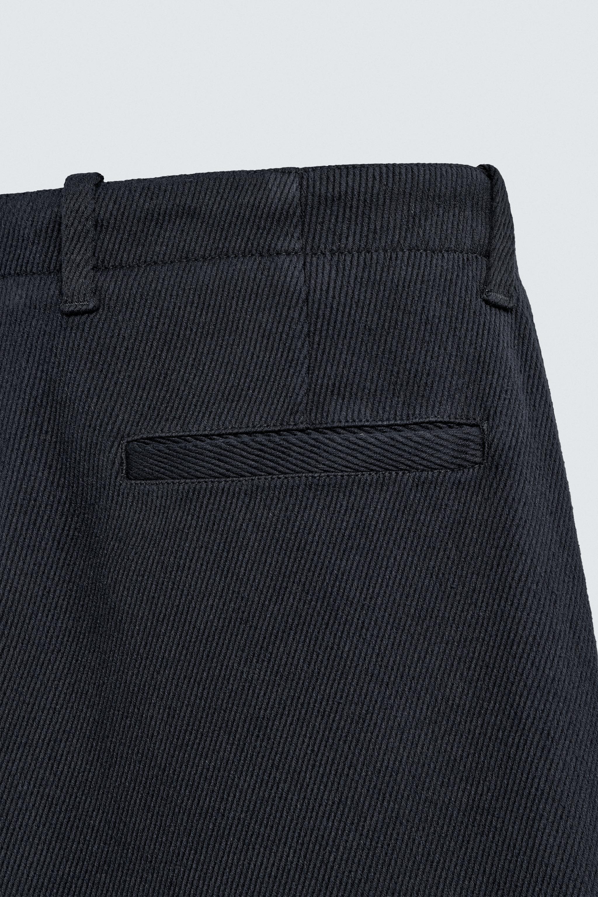 REGULAR FIT TWILL PANTS