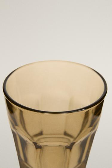 VERRE À CAFÉ VERRE RELIEF - Marron de Zara - Image 1