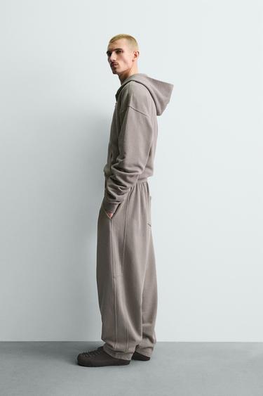 PANTALÓN JOGGER BALLOON FIT LAVADO - Gris claro de Zara