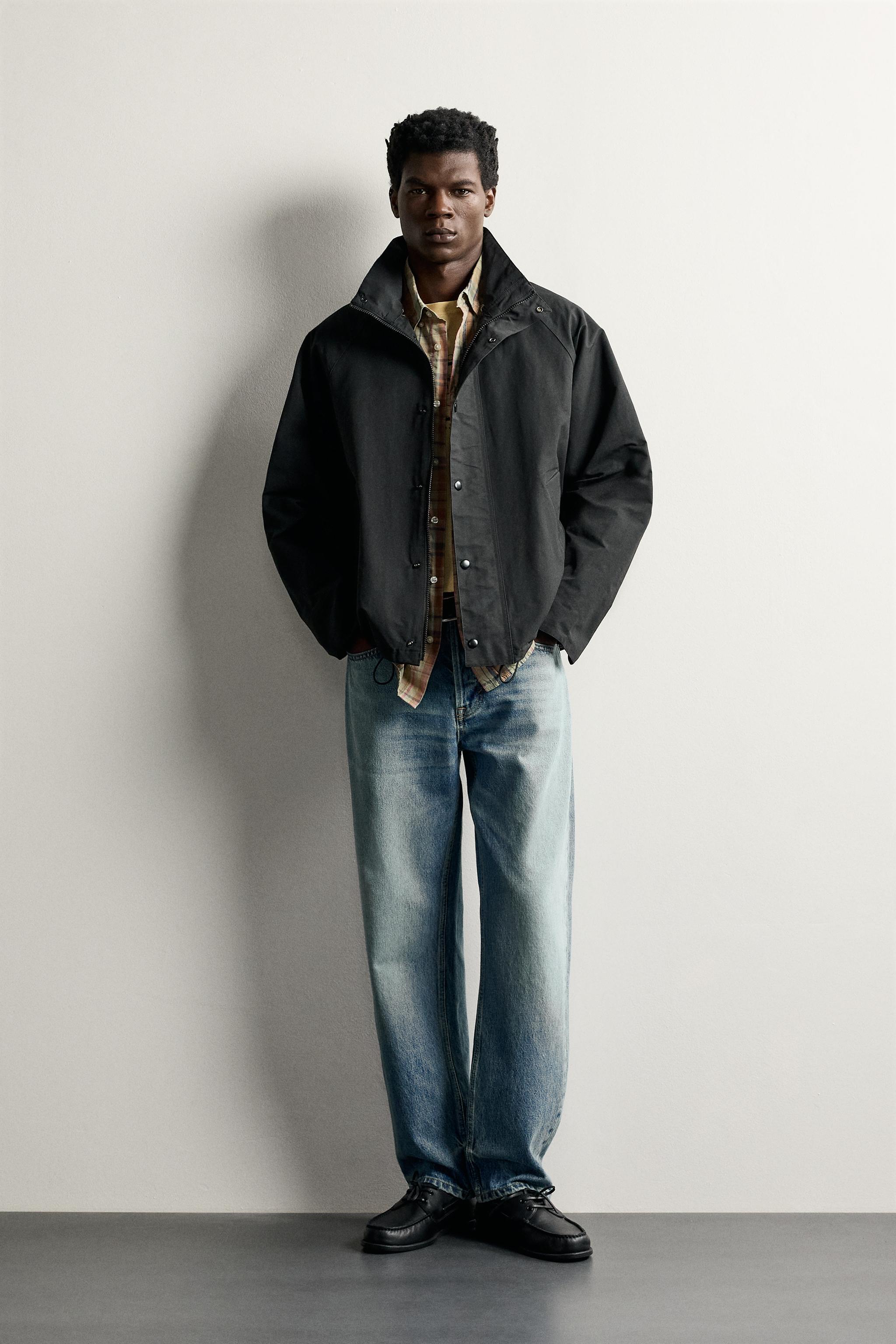 BLOUSON TECHNIQUE CONTRASTE DÉPERLANT