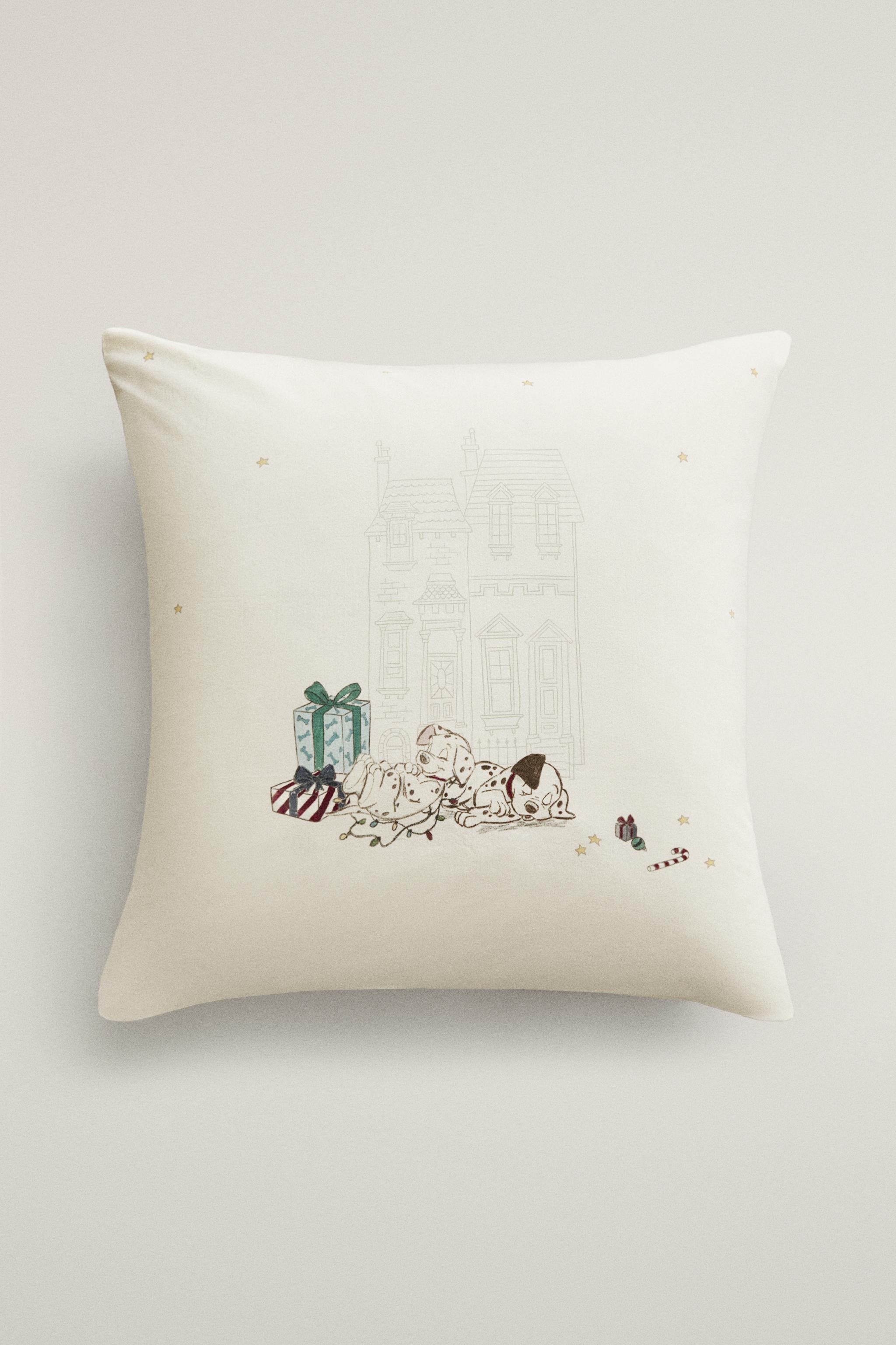 101 DALMATIANS ©DISNEY CHRISTMAS COTTON KIDS' PILLOWCASE (200 THREAD COUNT)