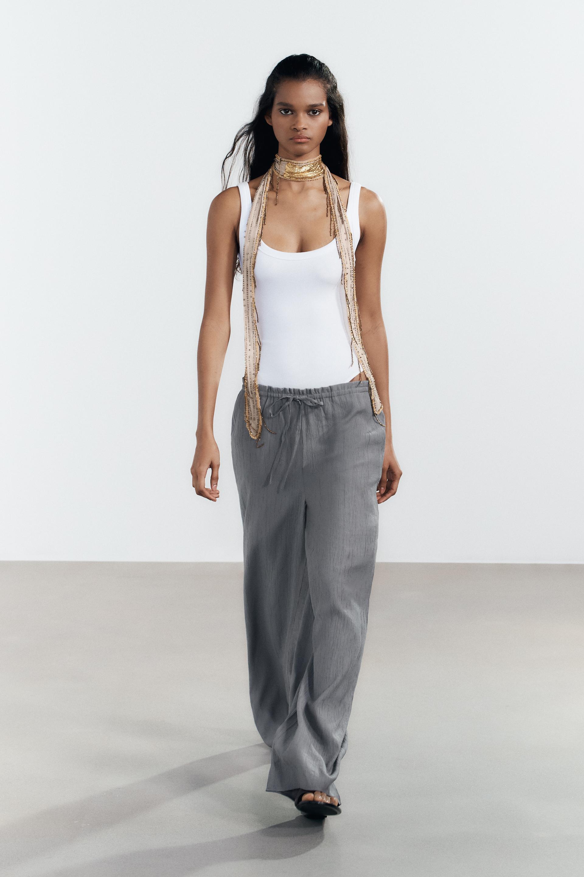 TEXTURED WEAVE PANTS