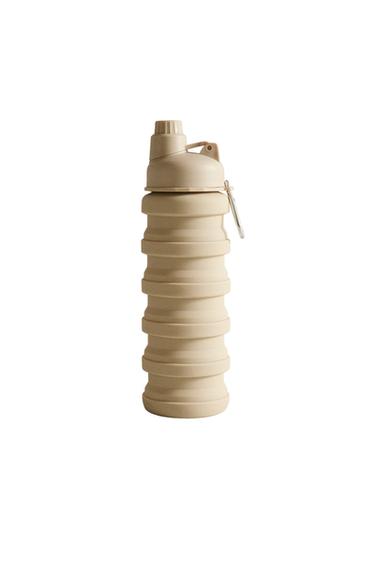 FOLDABLE WATER BOTTLE FOR PETS - Ecru / Beige by Zara