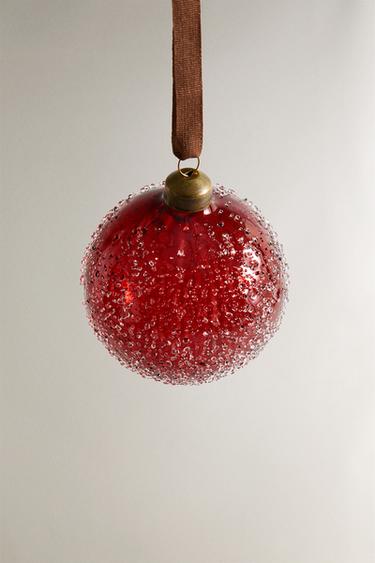 DÉCORATION SAPIN BOULE BULLES NOËL - Rouge de Zara - Image 1