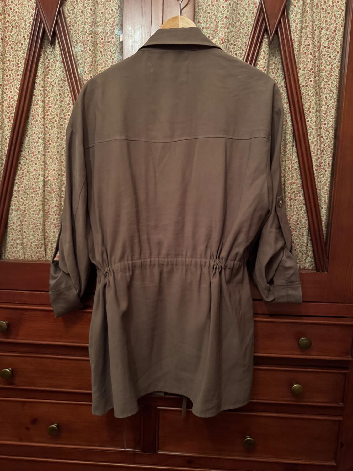 OVERSHIRT WITH DRAWSTRING WAIST - Image 8