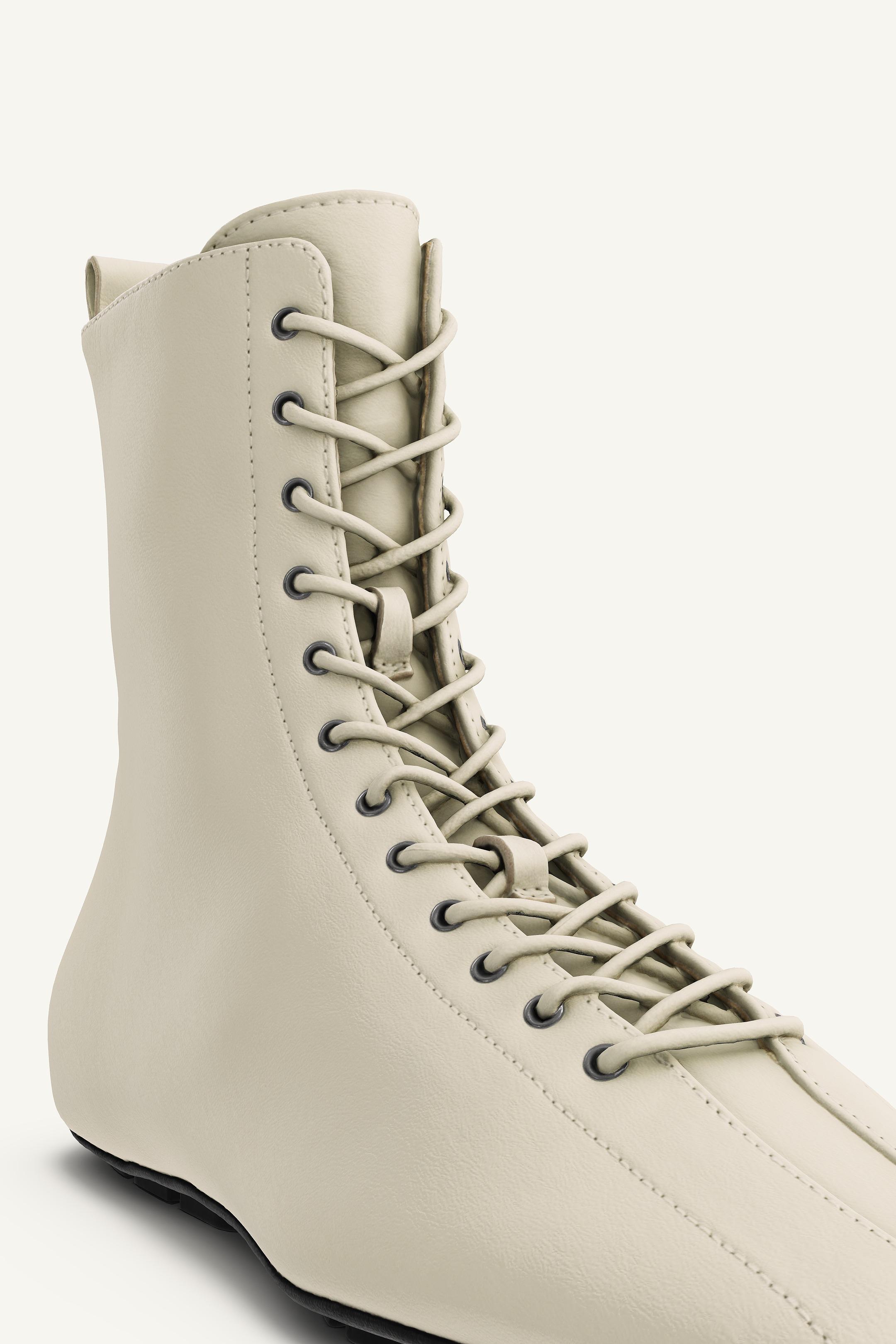 LTHR FLT NKL BTS 16 - Off White | ZARA United States