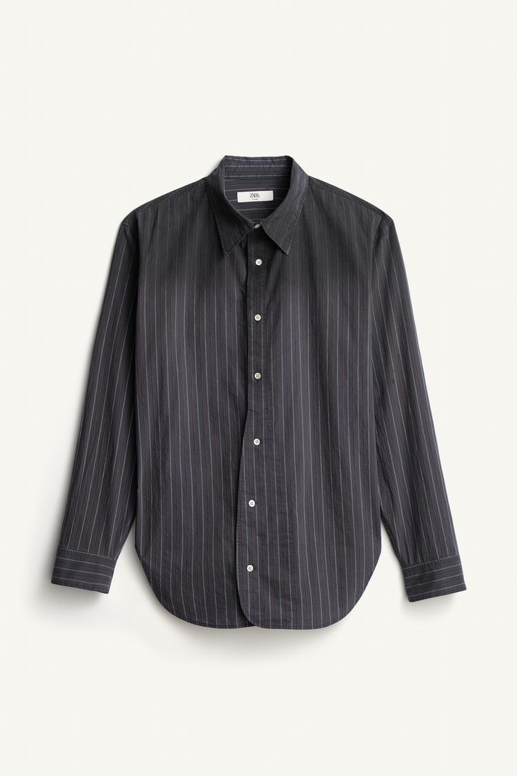 Camisa relaxed fit rayas