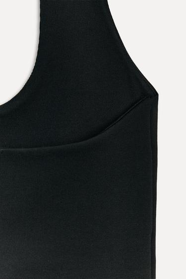 STRETCH HALTER TOP 50TH ANNIVERSARY - Black by Zara - Image 4