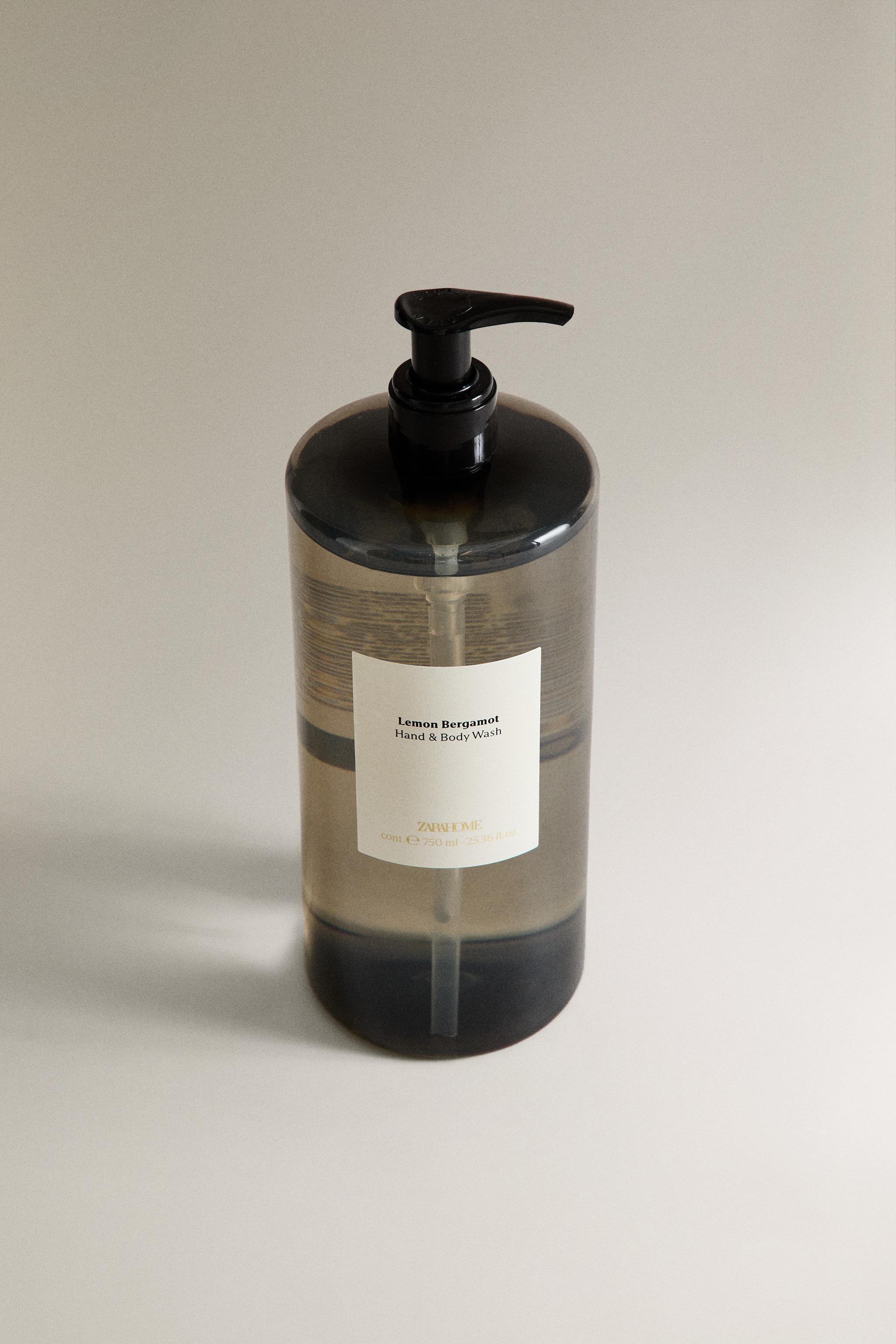 (750 ML) LEMON BERGAMOT HAND AND BODY LIQUID SOAP — white