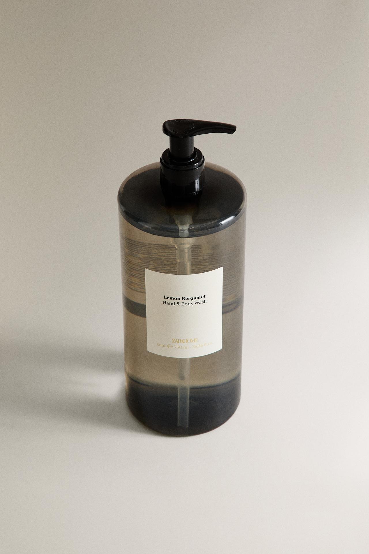 (750 ML) LEMON BERGAMOT HAND AND BODY LIQUID SOAP — white