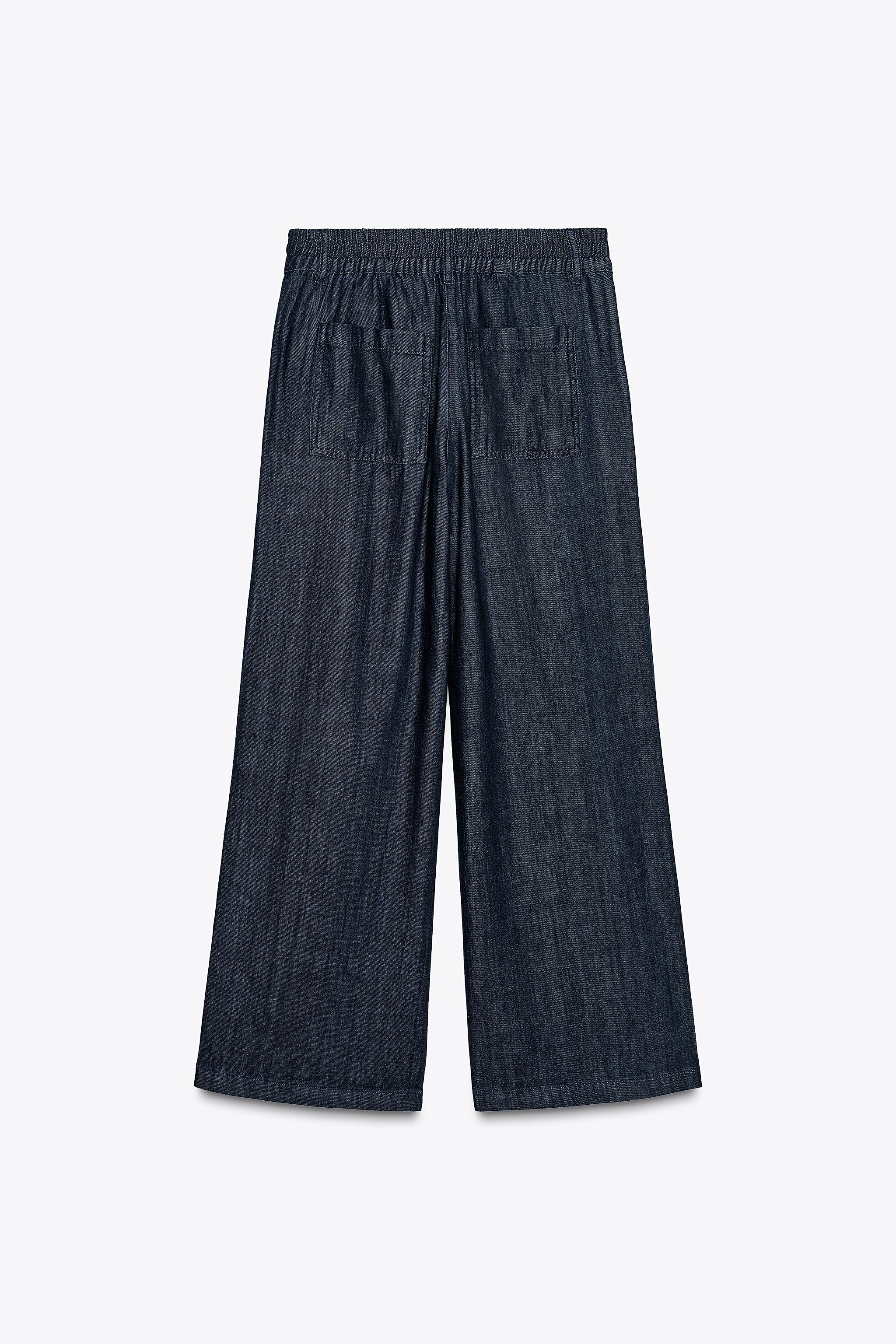 【ZARA】ZW COLLECTION デニムパンツ ブルー | 5216/048/407 ZW COLLECTION DENIM PANTS - Blue | ZARA United States