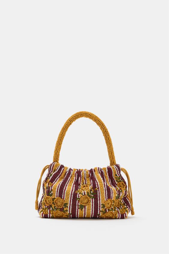 MINI BOLSO DE HOMBRO CUENTAS - Multicolor de Zara - Imagen 0