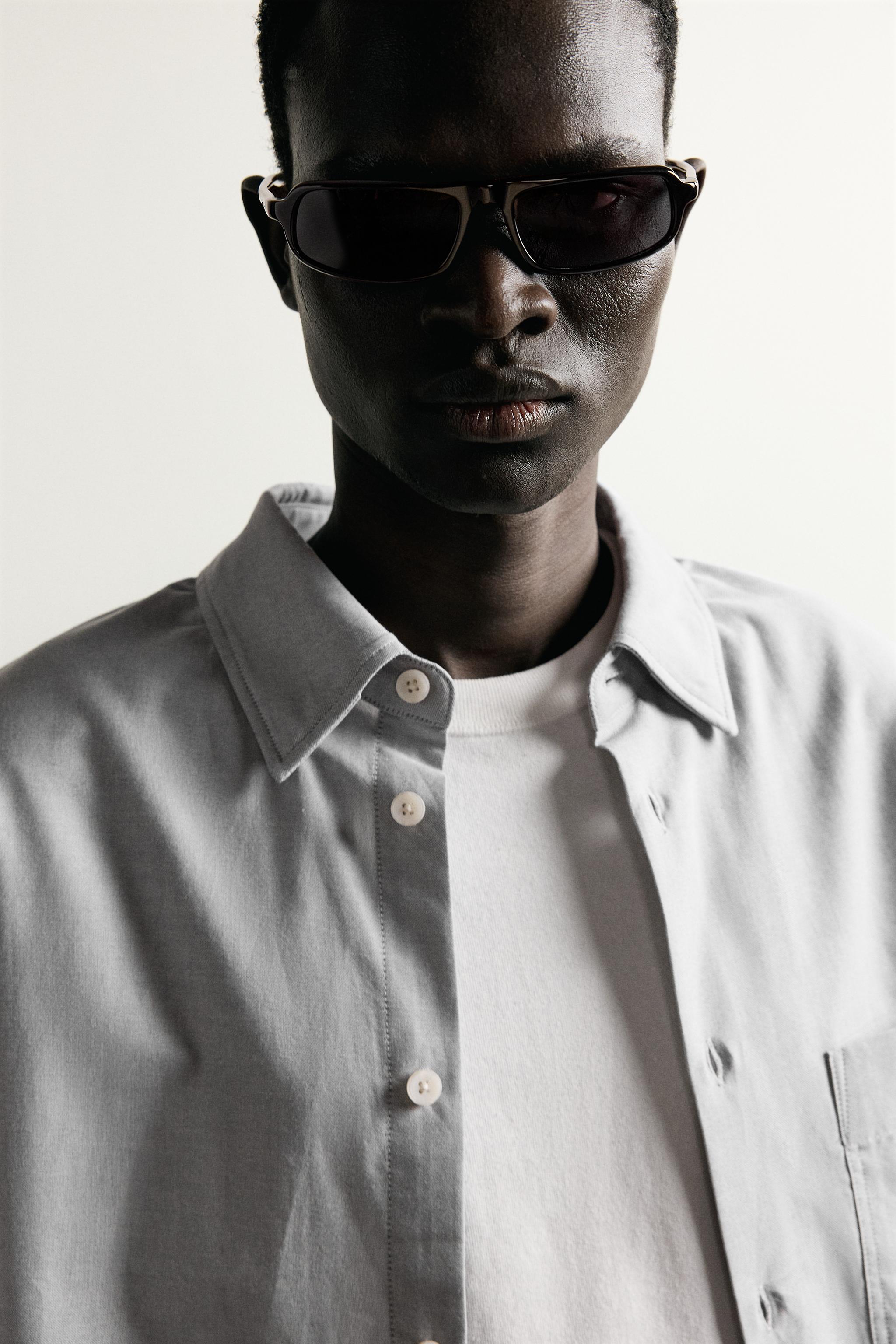 CHEMISE OVERSIZE À POCHE