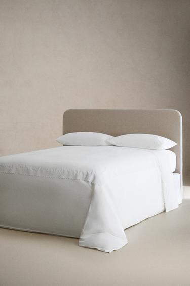 EMBROIDERED DUVET COVER - White by Zara - Image 1