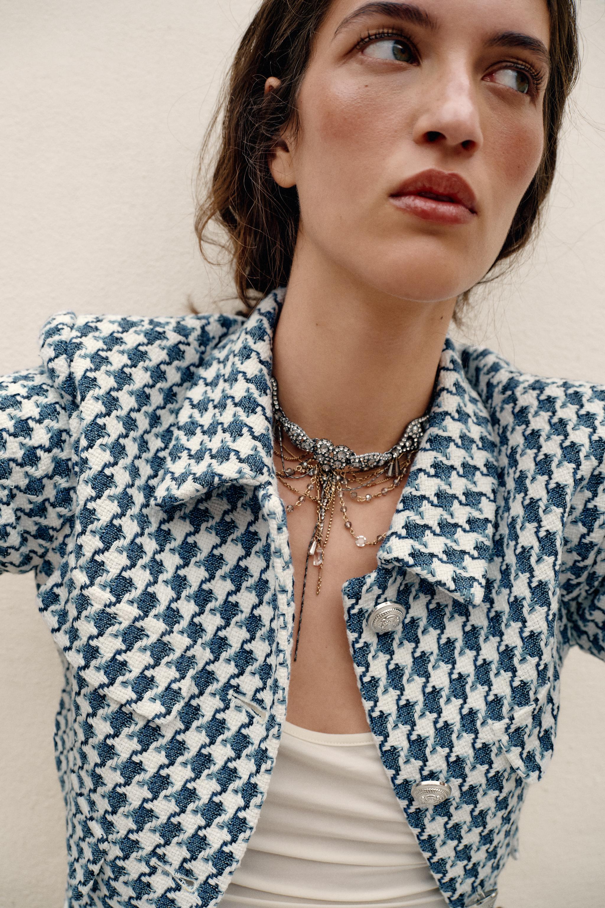 COMBINED CHAIN AND RHINESTONE CHOKER — Gold / Silver